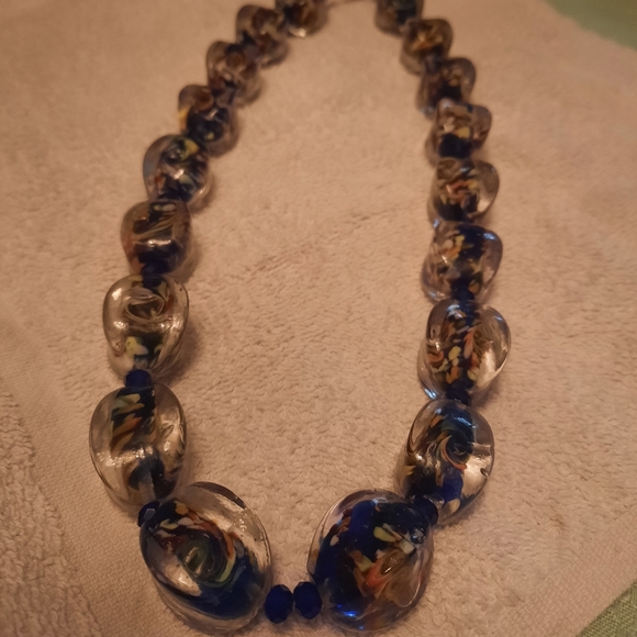 Murano glass necklace and bracelet - Picture 4 of 5